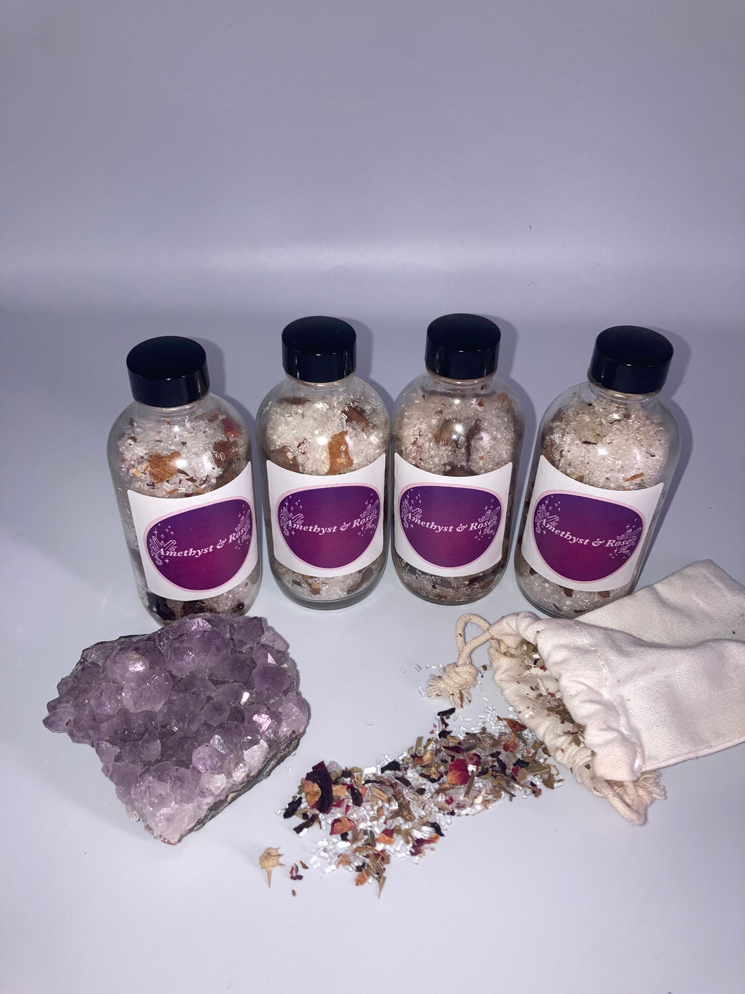Self Care Goodies- Lavender, Vanilla & Rose Bath Salts